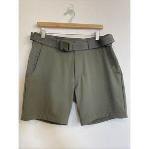 Outdoor Voices RecTrek Short (top section only) Womens M Green Belt Hiking*READ*